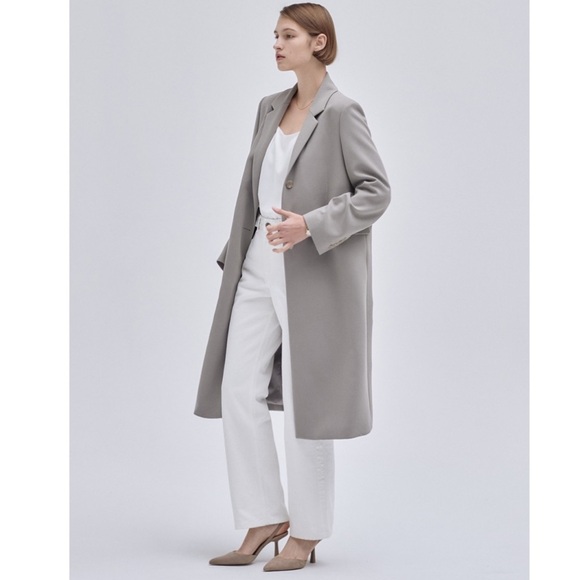 Korean brand - NILBY P Spring Jacoat_Greige - Picture 5 of 10